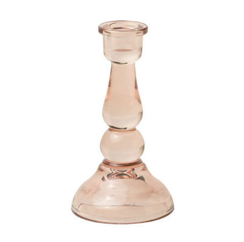 Tall Glass Taper Holder