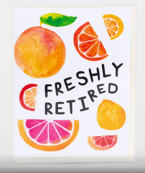 Freshly Retired Card