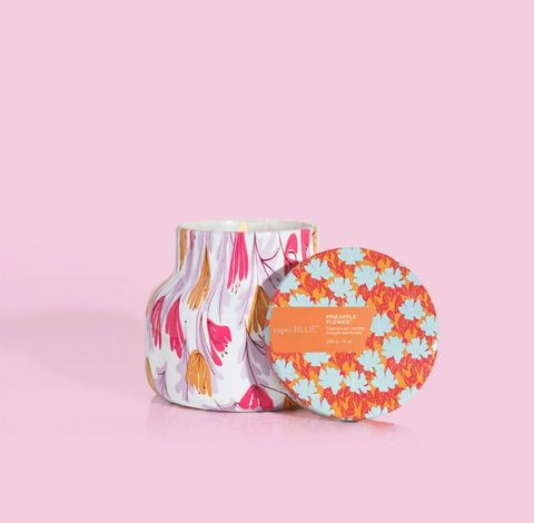 Pineapple Flower Pattern Jar