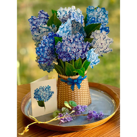 Nantucket Hydrangeas Pop Up Bouquet