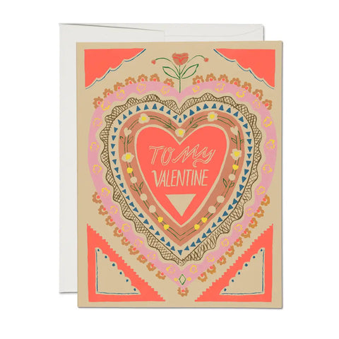 To my Valentine Card