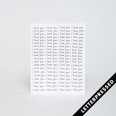 I Love You Card