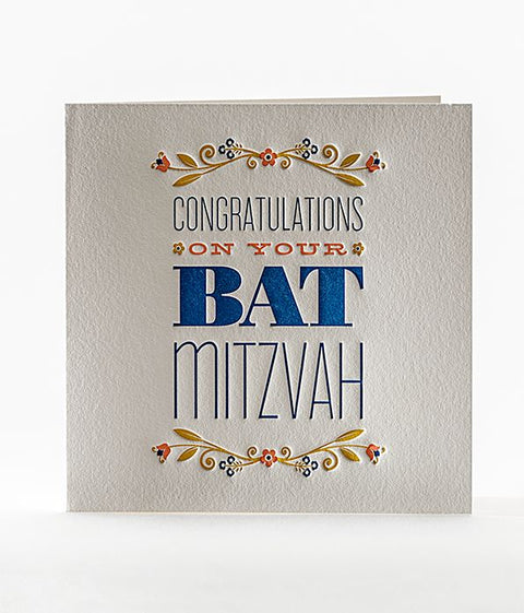 Bat Mitzvah Darling Greeting Card