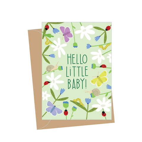 Mini Ladybug Baby Enclosure Card