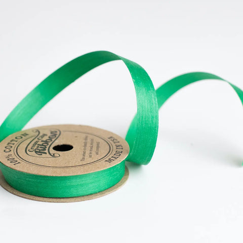 Green Natural Cotton Curling Ribbon