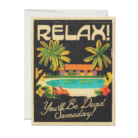 Relax Retirement Card