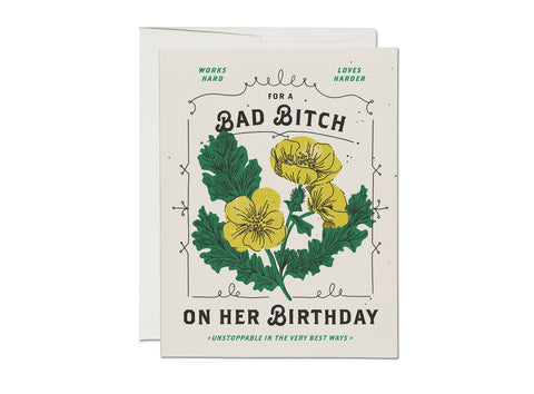 Bad Bitch Birthday - Greeting Cards