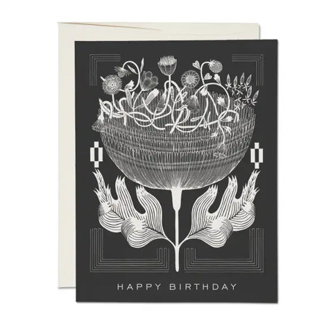 Black & White Birthday Card