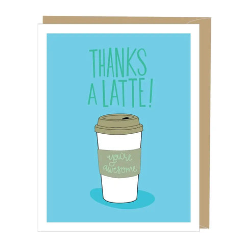Thanks a Latte Card