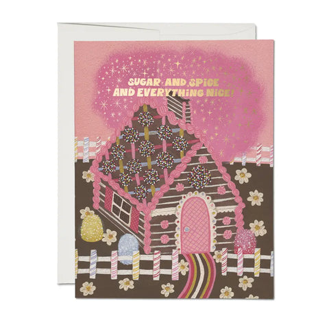 Gingerbread House Holiday Card