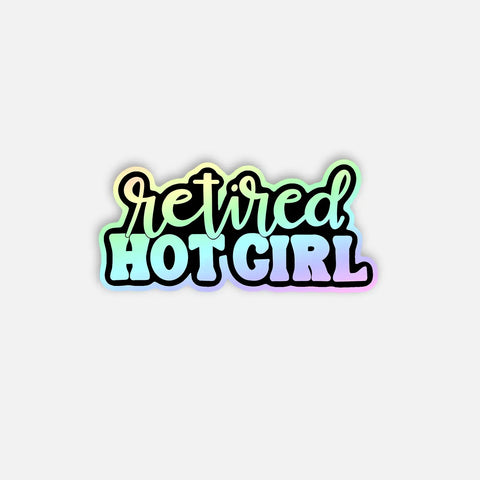 Retired Hot Girl Sticker