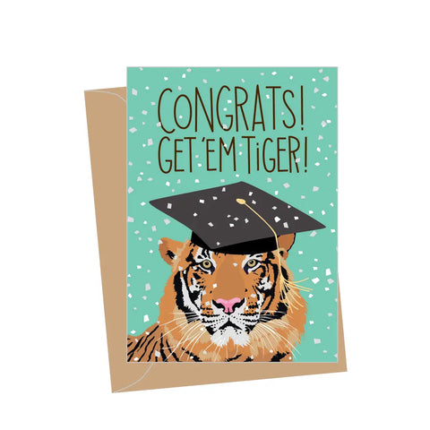 Mini Grad Tiger Enclosure Card