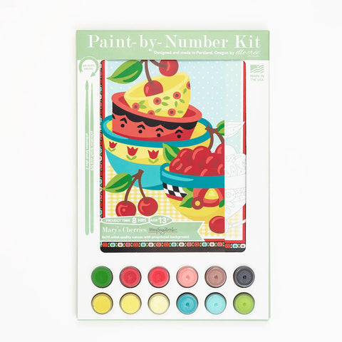 Mary Engelbreit Cherries Paint-by-Number Kit