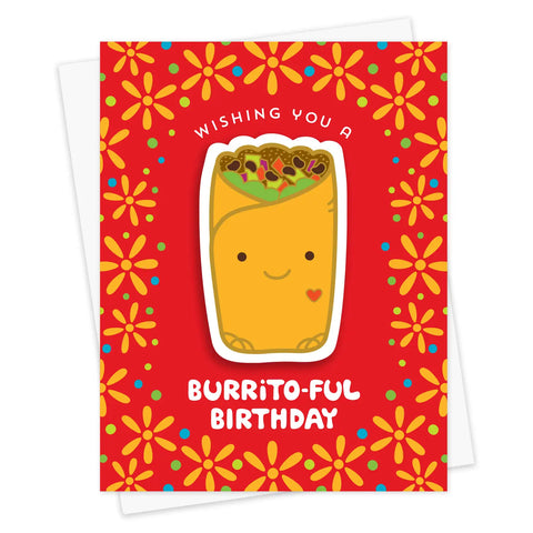 Burrito-Ful Birthday Sticker Card