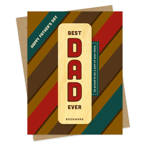 Dad Bookmark Card