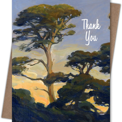 Sunset Pines Thank You Card