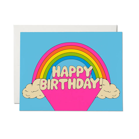 Rainbow Birthday Greeting Card