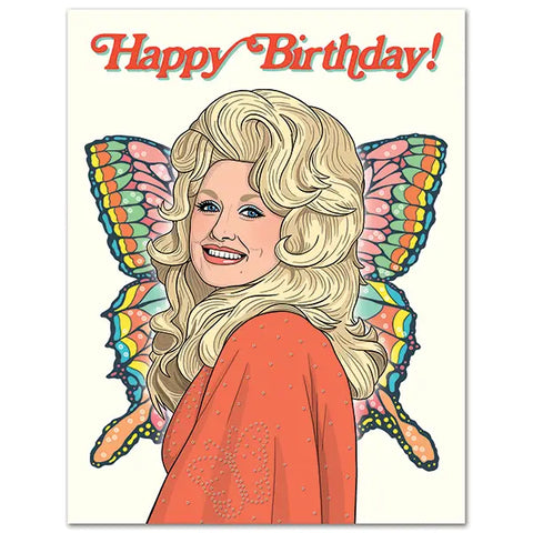 Dolly 70's Birthday Card