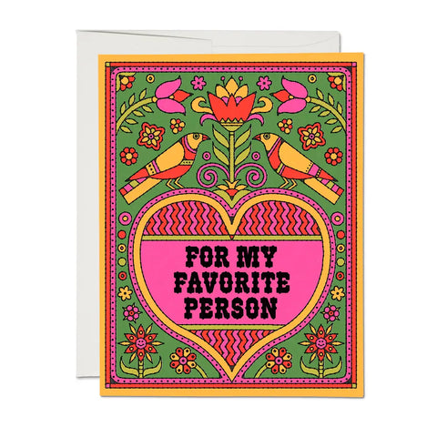 Favorite Person Greeting Card