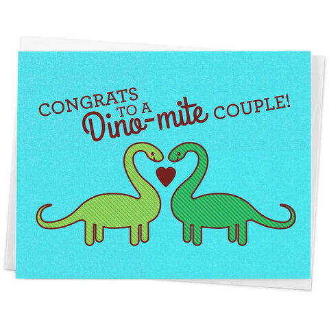 Dino- Mite Couple Card