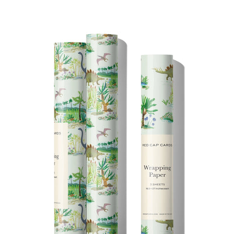 Dinosaurs Wrapping Paper Roll