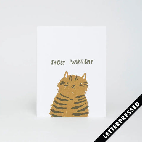 Tabby Puurthday Card