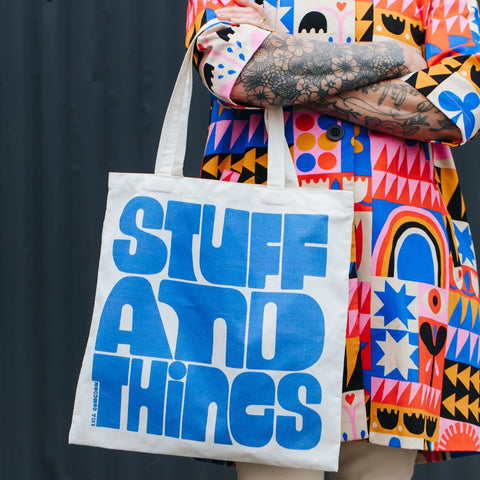 Stuff and Things Lightweight Tote Bag