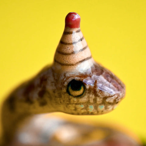 Porcelain Snake Cake Topper