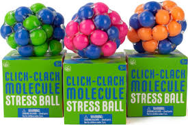 Click Clack Molecule Ball- Stress Ball