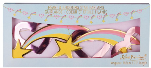 Heart and Shooting Star Garland