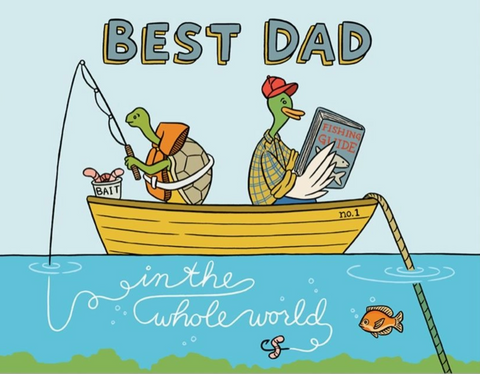 Best Dad Fishing Father's Day Card