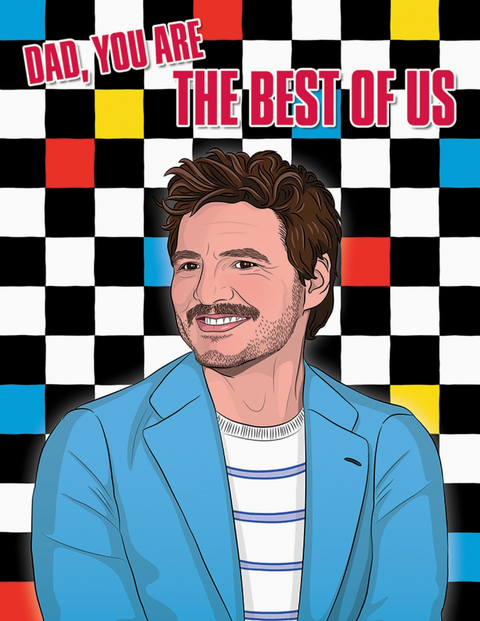 Pedro Pascal Father's Day Card