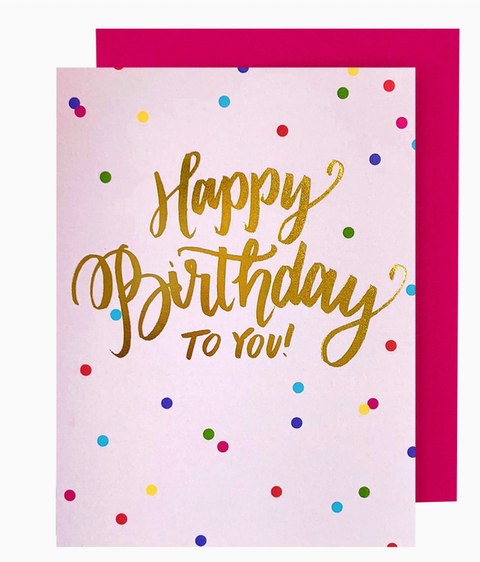 Happy Birthday To You Card