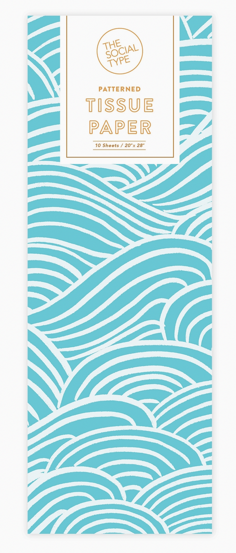 Waves Tissue Paper