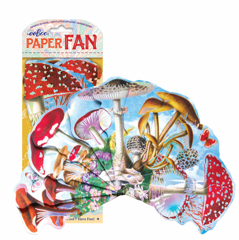 Mushroom Paper Fan