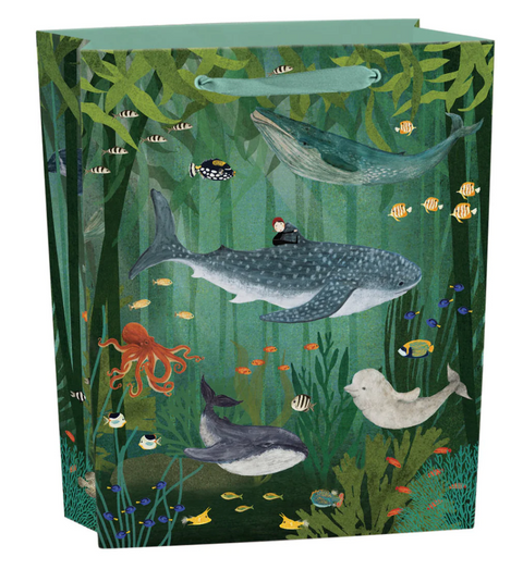 Whale Song Medium Gift Bag