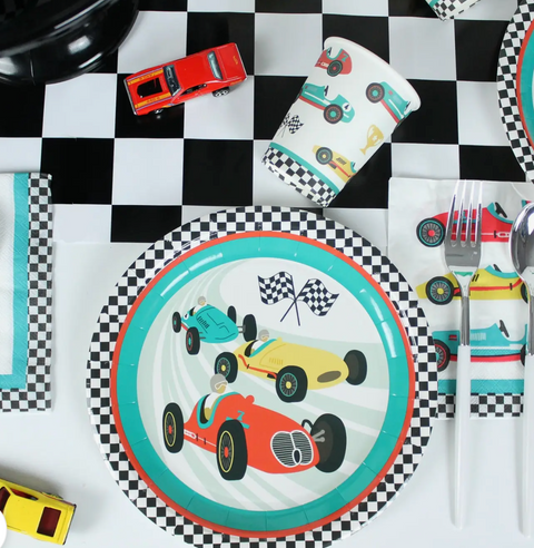 Vintage Race Car Napkins