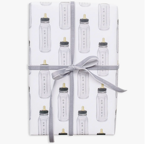 Oh Baby Bottle Gift Wrap