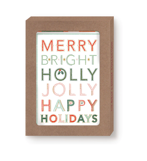 Holy Jolly Holiday Boxed Card