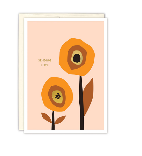 Circle Flowers Card