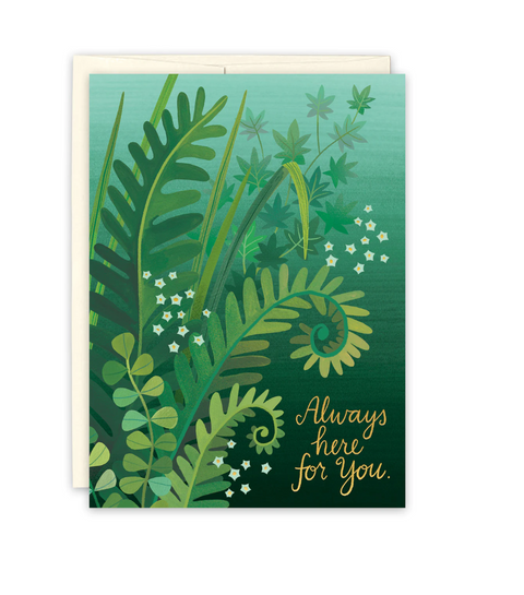 Sympathy Ferns Card
