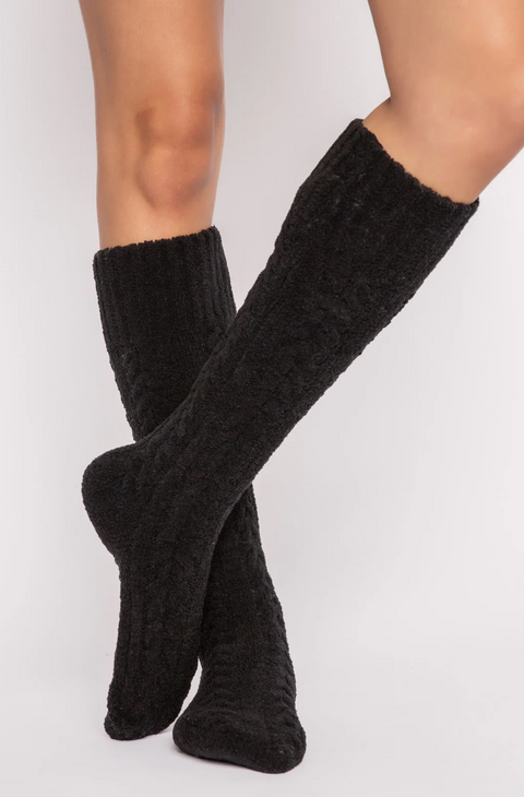 Cable Crew Lounge Socks