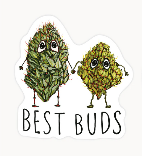 Best Buds Mini Sticker