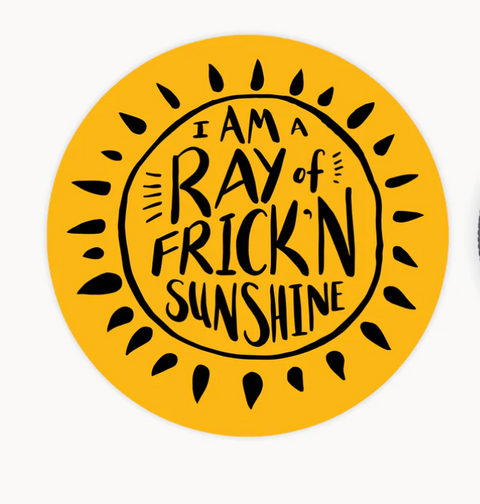 Frickn Sunshine Mini Sticker