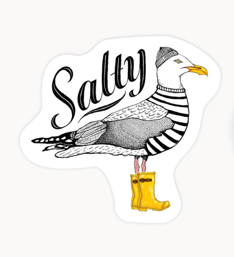 Salty Mini Sticker