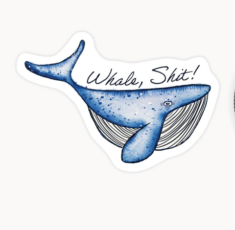 Whale Shit Mini Sticker