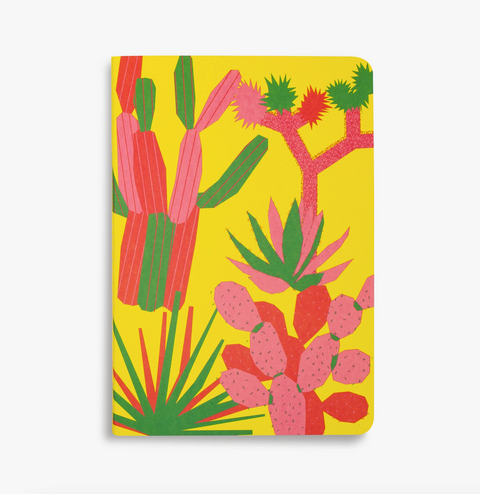 Geometric Flowers Notebook Assorted Colors