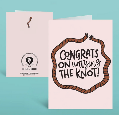 Untying the Knot Card