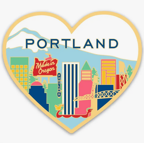 Portland Heart Sticker