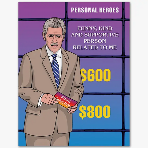 Jeopardy Best Dad Card